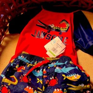 New Kiko & Max Swim Set Baby Boy 18M NWT
